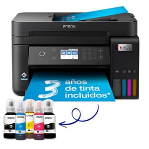 Stampante multifunzione 3-in-1 – EPSON – Ecotank ET-3850 – Ink-jet – A4 – Colore – Wi-Fi – C11CJ61402 – nuovo