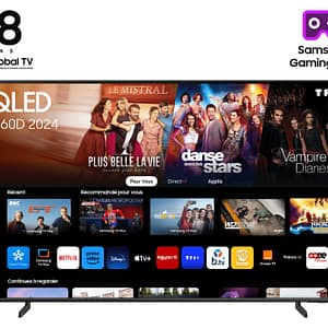 Samsung TV QLED 65  Q60D 2024, 4K, Smart TV – nuovo