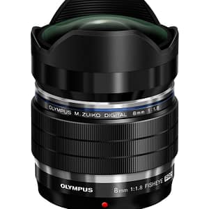 Olympus M.ZUIKO Digital ED 8mm 1:1.8 Fisheye Pro MILC/SLR Obiettivo Fish Eye Grande Nero – nuovo
