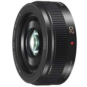 Obiettivo ibrido Panasonic Lumix G 20 mm f 1,7 II nero Pancake – nuovo