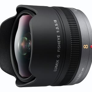 Obiettivo e filtro per fotocamera Panasonic H-F008E Nero – nuovo