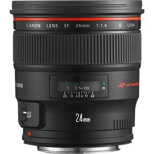 Obiettivo Canon EF 24 mm f/1,4L II USM – nuovo
