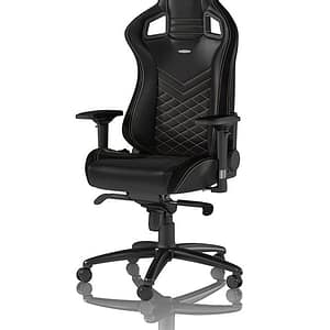 noblechairs EPIC Sedia da gioco per PC Sedile imbottito Nero – Oro – nuovo
