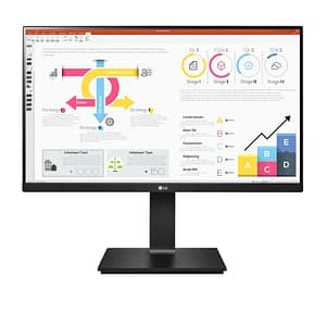 LG 24QP750P-B PC a schermo piatto 60,5 cm (23,8 ) 2560 x 1440 pixel Quad HD LED Nero – nuovo