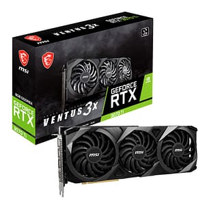 MSI VENTUS RTX 3070 TI 3X 8G OC Scheda grafica NVIDIA GeForce RTX 3070 Ti 8GB GDDR6X – nuovo