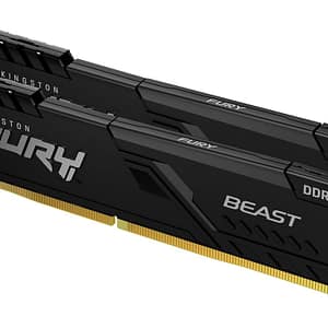 Tecnologia Kingston FURY 16GB 2666MT/s DDR4 CL16 DIMM (Set di 2) Nero Bestia – nuovo