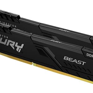Tecnologia Kingston FURY 32GB 3200MT/s DDR4 CL16 DIMM (Kit di 2) 1Gx8 Beast Black – nuovo