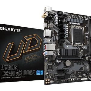 Scheda madre GIGABYTE B760M DS3H AX DDR4 Intel B760 Express LGA 1700 micro ATX – nuovo