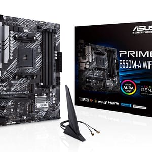 ASUS PRIME B550M-A WIFI II AMD B550 AM4 slot micro ATX – nuovo