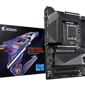 Gigabyte B760 AORUS ELITE AX Scheda madre DDR4 Intel B760 Express LGA 1700 ATX – nuovo