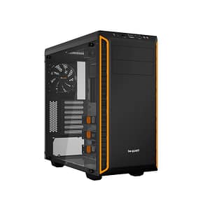 silenzio! Pure Base 600 Window Midi Tower Nero, Arancione – nuovo