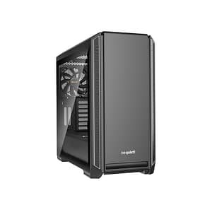 Silent Base 601 Window Midi Tower nero, argento – nuovo