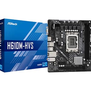 Asrock H610M-HVS Intel H610 LGA 1700 micro ATX – nuovo