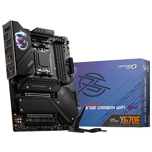 MSI MPG X670E CARBON WIFI AMD X670 Scheda madre AM5 Slot ATX – nuovo