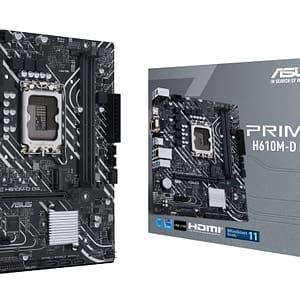 ASUS PRIME H610M-D D4 Intel H610 LGA 1700 micro ATX – nuovo