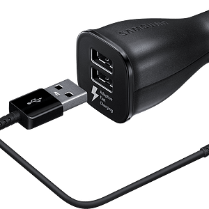 Caricabatteria per auto Samsung con cavo USB/USB C – nuovo