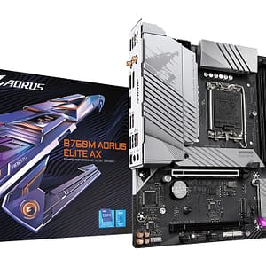 GIGABYTE B760M AORUS ELITE AX Intel B760 Express LGA 1700 scheda madre micro ATX – nuovo