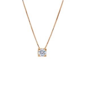 Collana Donna Punto Luce Oro Rosa GL101863