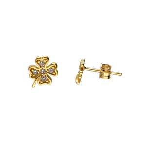 Orecchini Quadrifoglio Oro Giallo GL102090