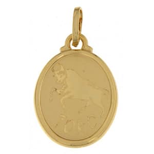 Ciondolo Segno Zodiacale Toro Oro Giallo GL100266