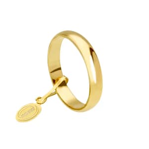 Fede Nuziale Unoaerre 3 Grammi Oro Giallo Fascia Larga