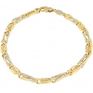 Bracciale Uomo Unoaerre Oro Giallo Bianco GL100118