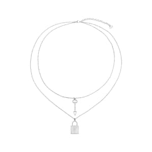 Collana Valentina Ferragni Studio Lock Silver DVF-CO-13
