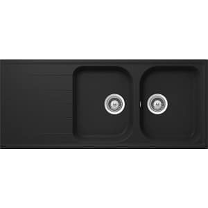 LAVELLO FRAGRANITE SCHOCK LITD200A51N ANTRACITE VASCHE A DESTRA#CONSEGNA IN 3 SETTIMANE#