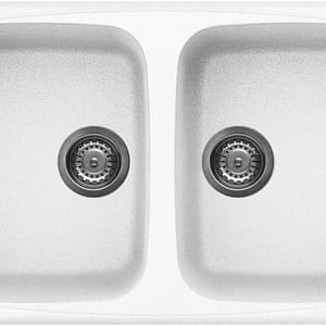 LAVELLO FRAGRANITE ELLECI LGM45068 BIANCO#CONSEGNA IN 3 SETTIMANE#