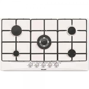 Glem GasPC 90CM 5F C/F BIANCO ACC.ELETT.8052745128374