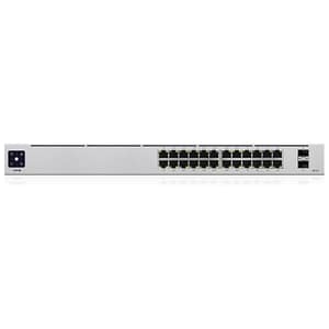 Ubiquiti usw-24-poe-eu switch gestito l2/l3 24 porte gigabit 10/100/1000 di cui 16 poe 95 w – 2 porte sfp montabile a rack