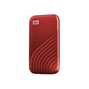 Western digital my passport ssd esterno 2.000gb interfaccia usb type c 3.2 colore rosso