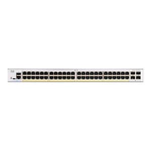 Cisco catalyst 1200-48p-4x switch gestito l3 – 48 x 10/100/1000 (poe+) + 4 x 10 gigabit sfp+ – poe+ (375 w) montabile su rack bianco