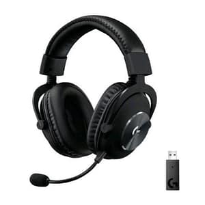 Logitech pro x wireless cuffia gaming con microfono lightspeed con tecnologia blu vo!ce driver pro-g black