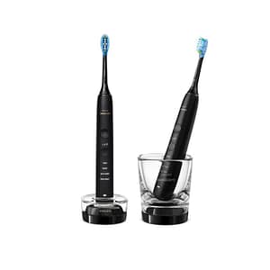 Philips hx9914/54 spazzolino da denti elettrico sonicare 4 modalita` 3 intensita` tecnologia brushsync nero conf 2 pz.