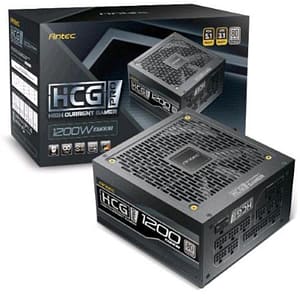 Antec hcg1200 pro pec alimentatore high current gamer pro atx 3.1 – 1.200 w 80 plus platinum pfc attivo pcie 5.1