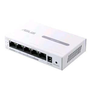 Asus ebp15 switch di rete gestito 5 porte lan rj-45 10/100/1000 mbps supporto poe white