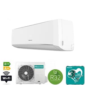 Hisense condizionatore 12000btua++/a+ halo wifi cbmr1206g/cbmr1206w
