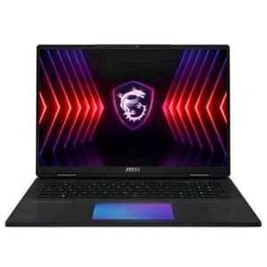 Msi titan 18 a14vig-293it gaming 18 uhd+ i9-14900hx ram 64gb ddr5-ssd 2tb-nvidia geforce rtx 4090 16gb-wi-fi 7 win 11 prof nero