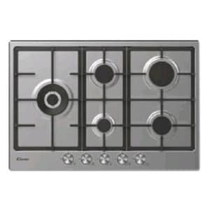Candy chg7wl4wtx piano cottura a gas 5 fuochi piano in acciaio