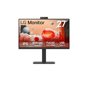 Lg monitor 27ba850 27“ led ips 100hz 16:9 full hd 5ms 250 cdm webcam pivot usb-c dock dp-hdmi multimediale