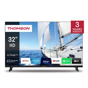 Thomson 32hg2s14 smart tv 32 pollici hd ready display lcd sistema google tv colore nero