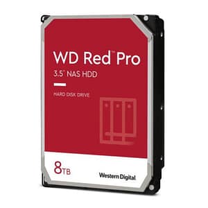 Wd red pro wd8005ffbx hdd 8tb interno 3.5“ sata 6gb-s 7200 rpm buffer: 256mb