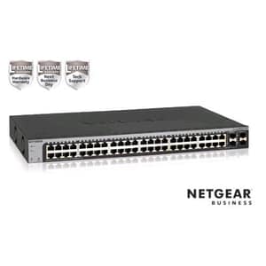 Netgear gs748t-600eus switch 48 porte gigabit – 2 porte 1gb sfp dedicate -2 porte 1gb condivise
