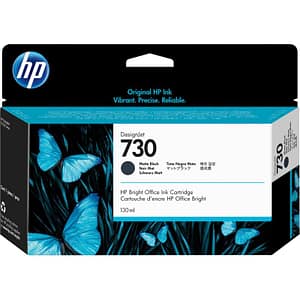 Hp p2v65a 730 ink cartridge nero matte