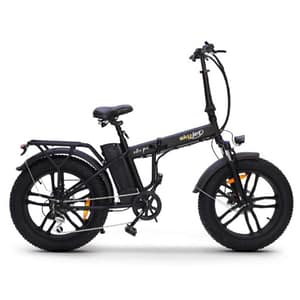 Bici elettrica con pedalata assistita fat bike skyjet 20 nitro pro – 250w – nero