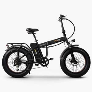 Bici elettrica con pedalata assistita fat bike skyjet 20 nitro – 250w – nero