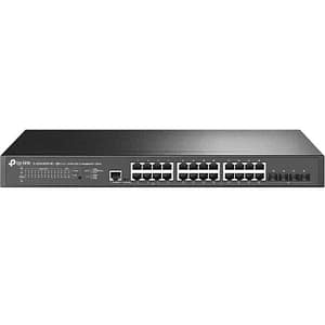 Tp-link tl-sg3428xpp-m2 switch di rete gestito l2 2.5g ethernet (100-1000-2500) supporto power over ethernet 1u nero