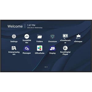 Viewsonic mon 75ds uhd 4k hdmi and11 ops mm usbc rj45 24/7 500nit 4/32 and11
