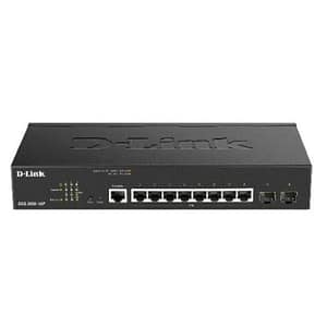 D-link dgs-2000-10p switch 8 porte poe gestito l2 l3 gigabit ethernet 10/100/1000 2 sfp nero